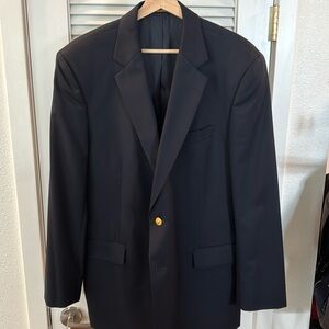 Brooks Brothers “346” Madison Blue Sport Coat / Blazer with Good Buttons 44L